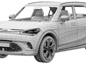 Smart 1 Brabus 3D Model