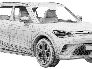 Smart 1 Brabus 3D Model