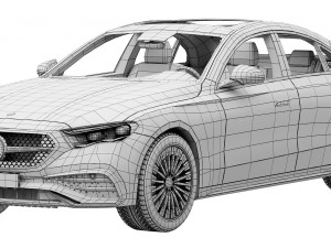 Mercedes-Benz E-Class AMG-line 2023 3D 模型