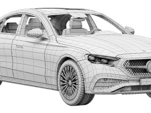 Mercedes-Benz E-Class AMG-line 2023 3D Model