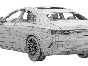Mercedes-Benz E-Class AMG-line 2023 3D Model