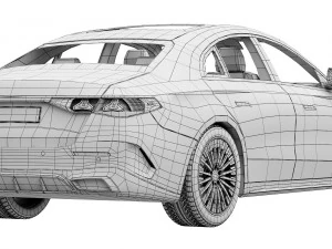 Mercedes-Benz E-Class AMG-line 2023 3D Model