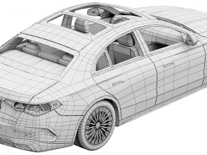 Mercedes-Benz E-Class AMG-line 2023 3D 模型
