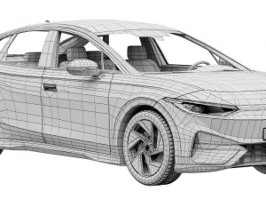 Volkswagen ID7 3D मॉडल