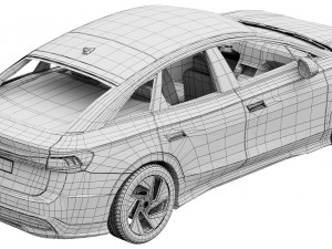 Volkswagen ID7 3D मॉडल