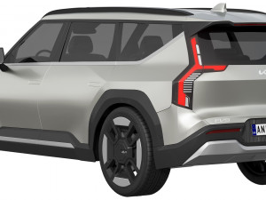 KIA EV9 Modelo 3D