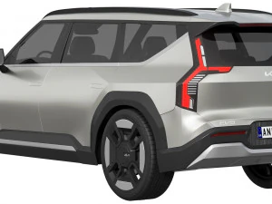 KIA EV9 3D Model