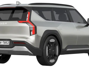 KIA EV9 3D Model