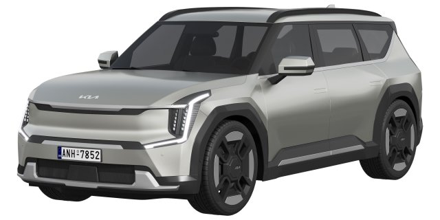 KIA EV9 Modelo 3D .c4d .max .obj .3ds .fbx .stl .blend 
