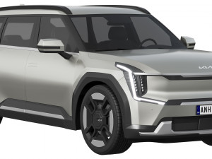 KIA EV9 Modelo 3D