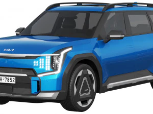 किआ ईवी9 जीटी-लाइन 3D मॉडल