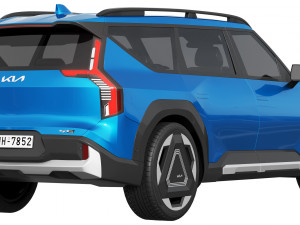 Kia EV9 GT-Line 3D 模型