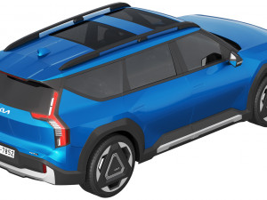 Kia EV9 GT-Line 3D 模型