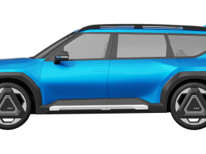 Kia EV9 GT-Line 3D 模型