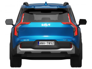 Kia EV9 GT-Line 3D 模型