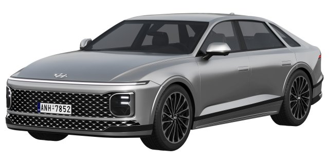 Hyundai Grandeur 2023 Model 3D .c4d .max .obj .3ds .fbx .stl .blend 