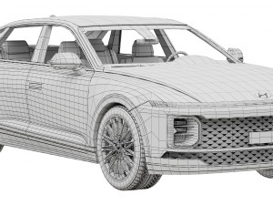 Hyundai Grandeur 2023 Model 3D