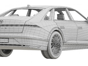 Hyundai Grandeur 2023 Model 3D