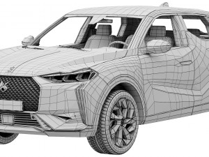 DS 3 2023 Modello 3D