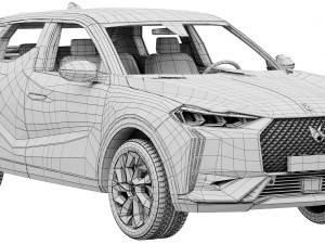 DS 3 2023 Modello 3D