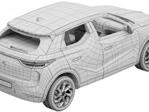 DS 3 2023 Modello 3D