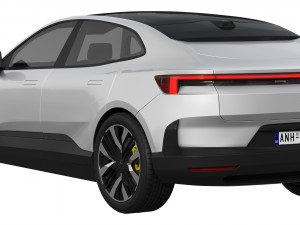 Polestar 4 2024 3D मॉडल