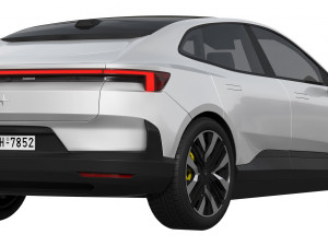 Polestar 4 2024 3D मॉडल