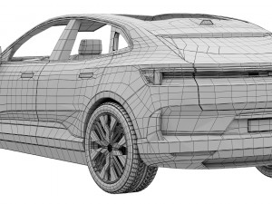 Polestar 4 2024 3D मॉडल