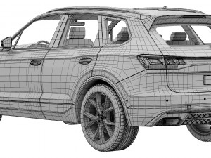Volkswagen Touareg R eHybrid 2024 3D-Modell