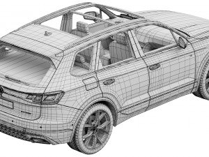 Volkswagen Touareg R eHybrid 2024 3D-Modell