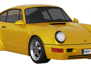 Porsche 911 Carrera RS 964 3D 모델