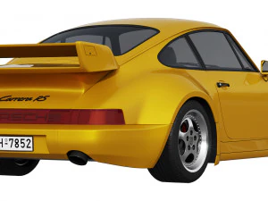 Porsche 911 Carrera RS 964 3D Model