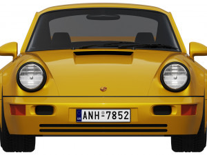 Porsche 911 Carrera RS 964 3D 모델