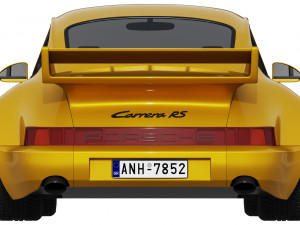 Porsche 911 Carrera RS 964 3D 모델