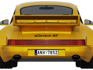 Porsche 911 Carrera RS 964 3D Model