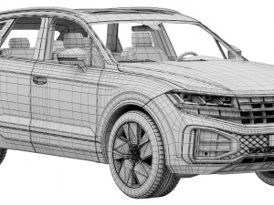 Volkswagen Touareg 2024 3D Model