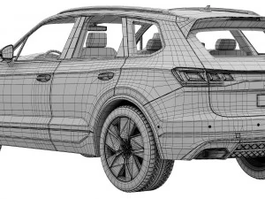Volkswagen Touareg 2024 3D Model