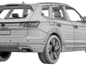 Volkswagen Touareg 2024 3D Model