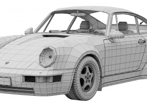 Porsche 911 964 Turbo 1993 Modelo 3D