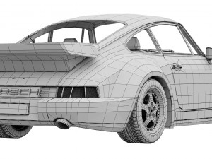 Porsche 911 964 Turbo 1993 Modelo 3D
