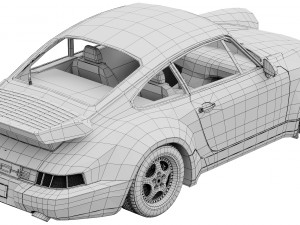 Porsche 911 964 Turbo 1993 Modelo 3D