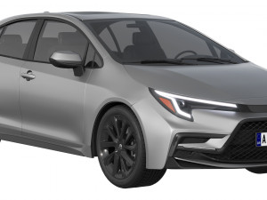 Toyota Corolla Sedan hybrid 2023 Model 3D