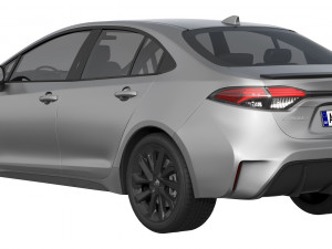 Toyota Corolla Sedan hybrid 2023 Model 3D
