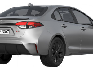 Toyota Corolla Sedan hybrid 2023 Model 3D