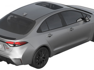 Toyota Corolla Sedan hybrid 2023 Model 3D