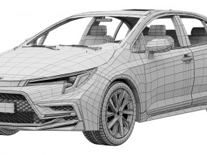 Toyota Corolla Sedan hybrid 2023 Model 3D
