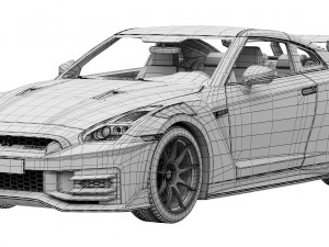 Nissan GT-R Nismo 2024 3D Model