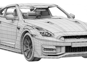 Nissan GT-R Nismo 2024 3D Model