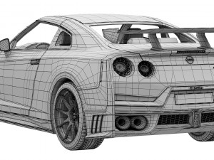 Nissan GT-R Nismo 2024 3D Model