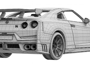 Nissan GT-R Nismo 2024 3D Model